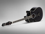 GMB101 4 string Electric Acoustic Bass Guitar w/ 4-Band Equalizer EQ-7545R Black 88915173