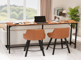 71-Inch Bar Table - 209 lbs Capacity Pub Height Table with Durable MDF Top & Metal Frame, 32397653