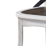 2 Pieces Set Dining Side Chair Rustic Modern Farmhouse Design Retro Design With Metal X Design W2537P211113