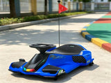 12V Blue Kids Electric Drift Go Kart Slow Start, Music, Colorful Lights, as Trendy Gift for Boys 38702003