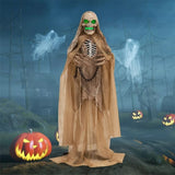 Decorate an outdoor skeleton for Halloween 03608214