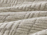3 Piece Oversized Cotton Matelasse Comforter Set-Full/Queen B035P280375