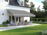 98.4"D x 117"W x 59"H Retractable Awning Grey 79175218
