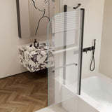 43 in. W * 58 in. H Rise and down rotation shaft door one fixed and one rotation shaft Shower Doors W2965P277734