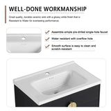 28 Inch Soft Close Doors Bathroom Vanity With Sink, For Small Bathroom, W999111976