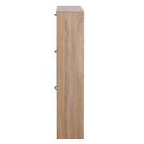 3-Drawer Shoe Storage Cabinet, 3-Tier Wood Shoe Rack Storage Organizer for Entryway W40981154