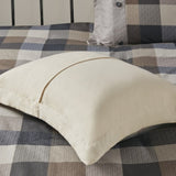 7 Piece Herringbone Comforter Set Neutral Cal King B03597192