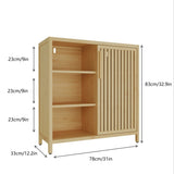 large-capacity single-door storage shelves in living rooms, bathrooms and other life scenes W2207P308721