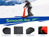 Safe Kids Snow Scooter - Raised Anti-Slip Spots, Directional Bottom, Easy Steering & Balance-Red 39280768