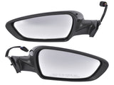 Left & Right Side Black Power Heated Mirror with Signal Light Fit for Kia Forte LX Sedan 4-Door 1.8L 84154169