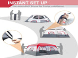 430*430*210cm Polyester Cloth Fiberglass Poles Can Accommodate 14 People Camping 08589323