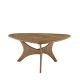 ZNTS Triangle Wood Coffee table B03548448