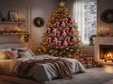 6PCS Set 3.9" Christmas Glass Ball Ornaments 3.9x3.9x3.9in Christmas Tree Hanging Decorations for 84434848
