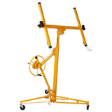 ZNTS Drywall Lift Panel 11' Lift Drywall Panel Hoist Jack Lifter,yellow W46537283