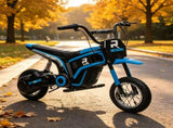 Blue 24V 350W Electric Dirt Bike - Twist Grip Throttle up to 15 MPH Ideal for Ages 13 with Adult 50966192