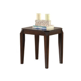 Walnut End Table with Tapered Leg B062P189186