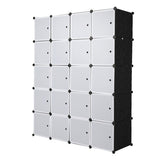 ZNTS 20 Cube Organizer Stackable Plastic Cube Storage Shelves Design Multifunctional Modular Closet 41270526