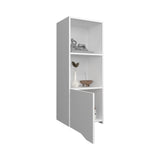 Obregon 43" Tall One-Door Wall Cabinet with Two Open Shelves, Medicine Cabinet B200P235847
