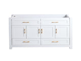 48" White Bathroom Vanity , Abundant Storage Cabinet -4 Soft close doors and 4 drawers W3133P389806