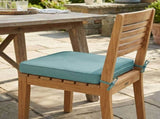 Noah Outdoor Dining Chair Cushion, Teal N775P291472T