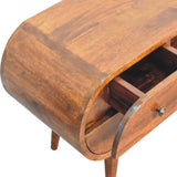 Chestnut Circular Media Unit B182P166635