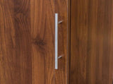 Kitchen Cabinet, walnut Freestanding Buffet Cupboards Sideboard with Doors & Shelves, Kitchen W331P426747