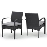 ZNTS CORDOBA KD PE WICKER DINING CHAIR [SET OF 2 PCS] 56449.00IRNGRY