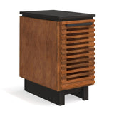 13" Chairside Table, Fully Assembled, Black with Bourbon Finish B108131542