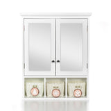 ZNTS Bathroom Storage Cabinet, Medicine Cabinets for Bathroom with Mirror, 2 Doors 2 Adjustable Shelf + 3 W1801109067