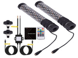 2PCS 1FT Spiral Fat LED Whip Antenna RGB Chasing Light fit for Polaris RZR Can-Am 05155599