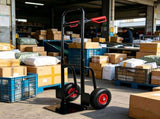 Heavy duty manual truck double handles 330 lb steel trolley for moving heavy platform truck 90186658