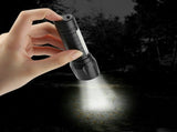 10Pcs Mini Zoomable LED Flashlight USB RechargeableCamping Hiking Flashlight Work light 09332566