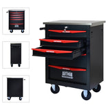 5 Drawers Multifunctional Tool Cart with Wheels,Metal Rolling Tool Cart Storage for Garage Workshop W1102P245250
