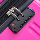 Hardshell Luggage Sets 3 Piece Gradient Color Expandable Suitcase with Spinner Wheels and TSA Lock N732P184448Z