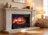 Smart Electric Fireplace Insert Heater, 1500W 5120 BTU Infrared Quartz Fireplace Log Set with Alexa 45998410