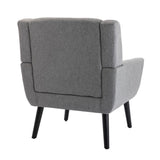 ZNTS Modern Soft Linen Material Ergonomics Accent Chair Living Room Chair Bedroom Chair Home Chair With W67634084