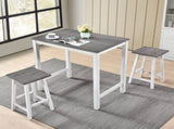 3 Pieces Counter Set Hanging Stool Easy To Clean For Small Space W2537P211105