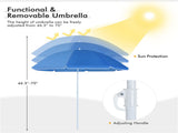 Outdoor camping chair with umbrella 38206197