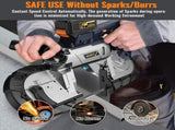 5 inch Cordless Bandsaw, MAXXT 20V Brushless Power Band Saw, 4AH Battery, 6 Speeds Adjustable, Not 63649045