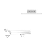 Cognac Floating Shelf B062P252137