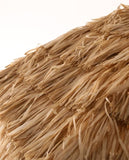 8'Thatch Patio Tiki Umbrella Tropical Palapa Raffia Tiki Hut Hawaiian Hula Beach Umbrella,Straw W2516P180015