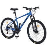 ZNTS Mountain Bike for Men and Women 26 inch 24 Speed Suspension Fork KENDA Tires W1019P187576