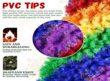 6ft Rainbow Spiral Christmas Tree, 1248 Branch Tips, Colorful PVC Artificial Holiday Tree with 84468367