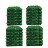 ZNTS 24 pieces of 23.6 "x 15.75 " artificial boxwood boards, grass wall panels, boxwood fence panels, UV 48869369