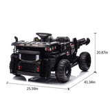 24V Two-seater Kids Ride On Electric Car W/parents control,Seat width 19.69in,400W motor,E-rear W1578P192979
