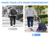 Portable Aluminium Cart Folding Dolly Push Truck Hand Collapsible Trolley Luggage Purple 09846099