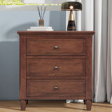 U_STYLE 3-Drawer Nightstand Storage Wood Cabinet WF319366AAD