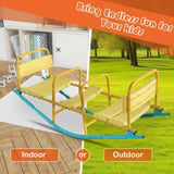 Kindergarten Children Outdoor Rocking Horse Outdoor Park Playground Equipment Double Or Triple W1408P280673