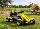 Pedal Go Kart for Kids 5-12 Years, Outdoor Ride on Toy with Adjustable Seat, Handbrake & 4 Non-Slip 93031562