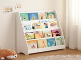 4-Tier Kids Bookshelf,Book Display Shelve Bookcase for Bedroom,Playroom,White 81555520